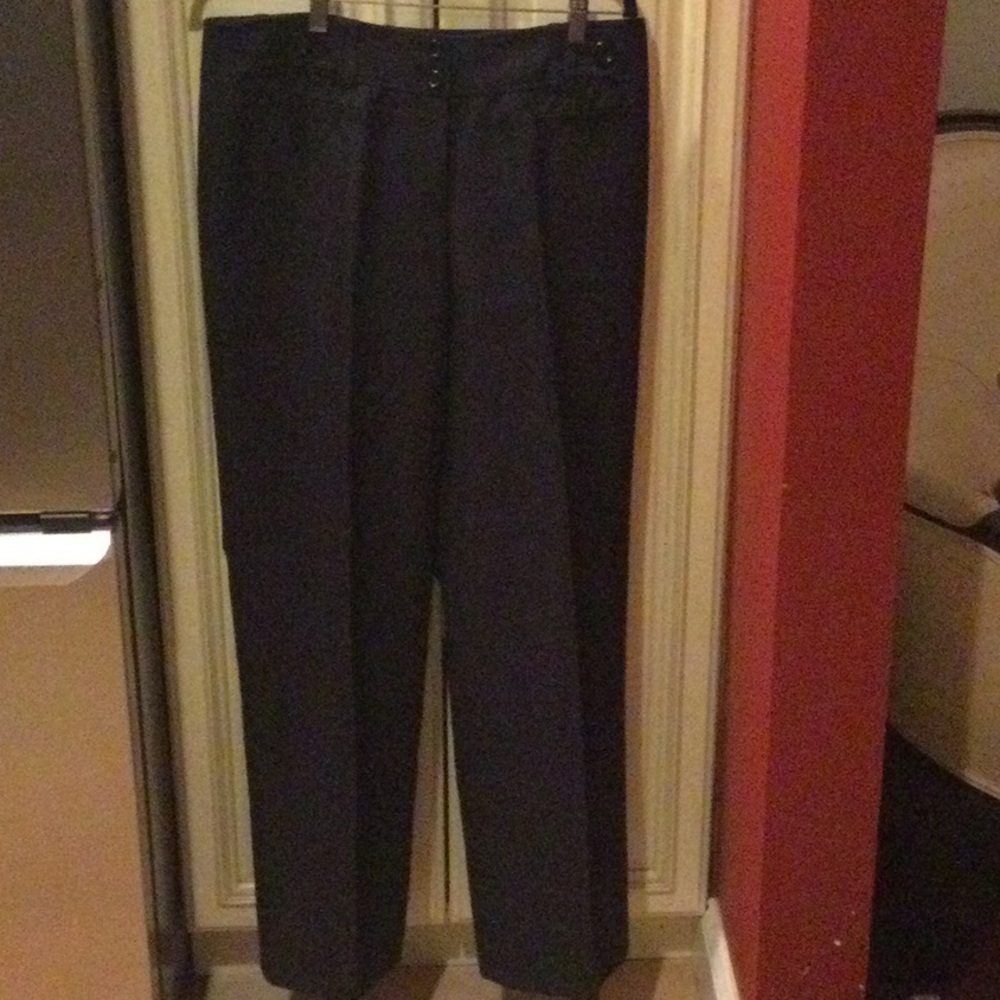 Womens Ann Taylor Margo Style Dress Pants Black NWOT 8